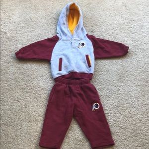 NFL Red Skins 12 Months Sweat Suit!